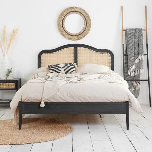 Leonie Rattan Bed